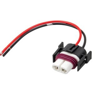 awc2019m H8 H9 H11 880 881 Female Wiring Ceramic Socket Universal Fit