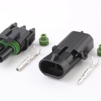 DT 2 Pin Connector Male Female Waterproof Automotive