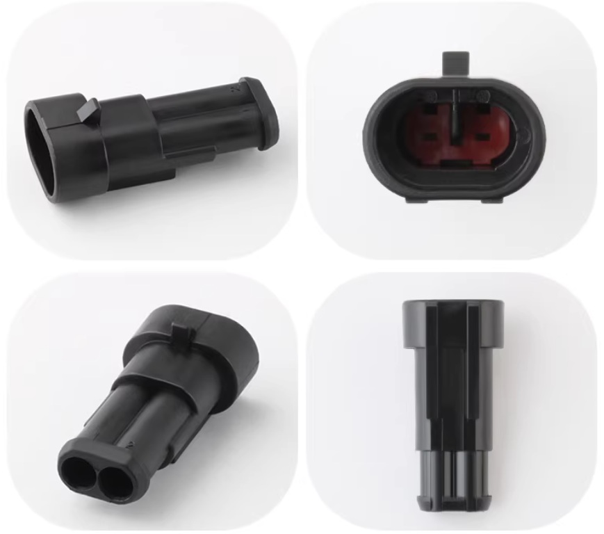 DT 2 Pin Connector Male Female Waterproof Automotive - Image 4