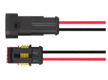 DT 2 Pin Connector Male Female Waterproof Automotive